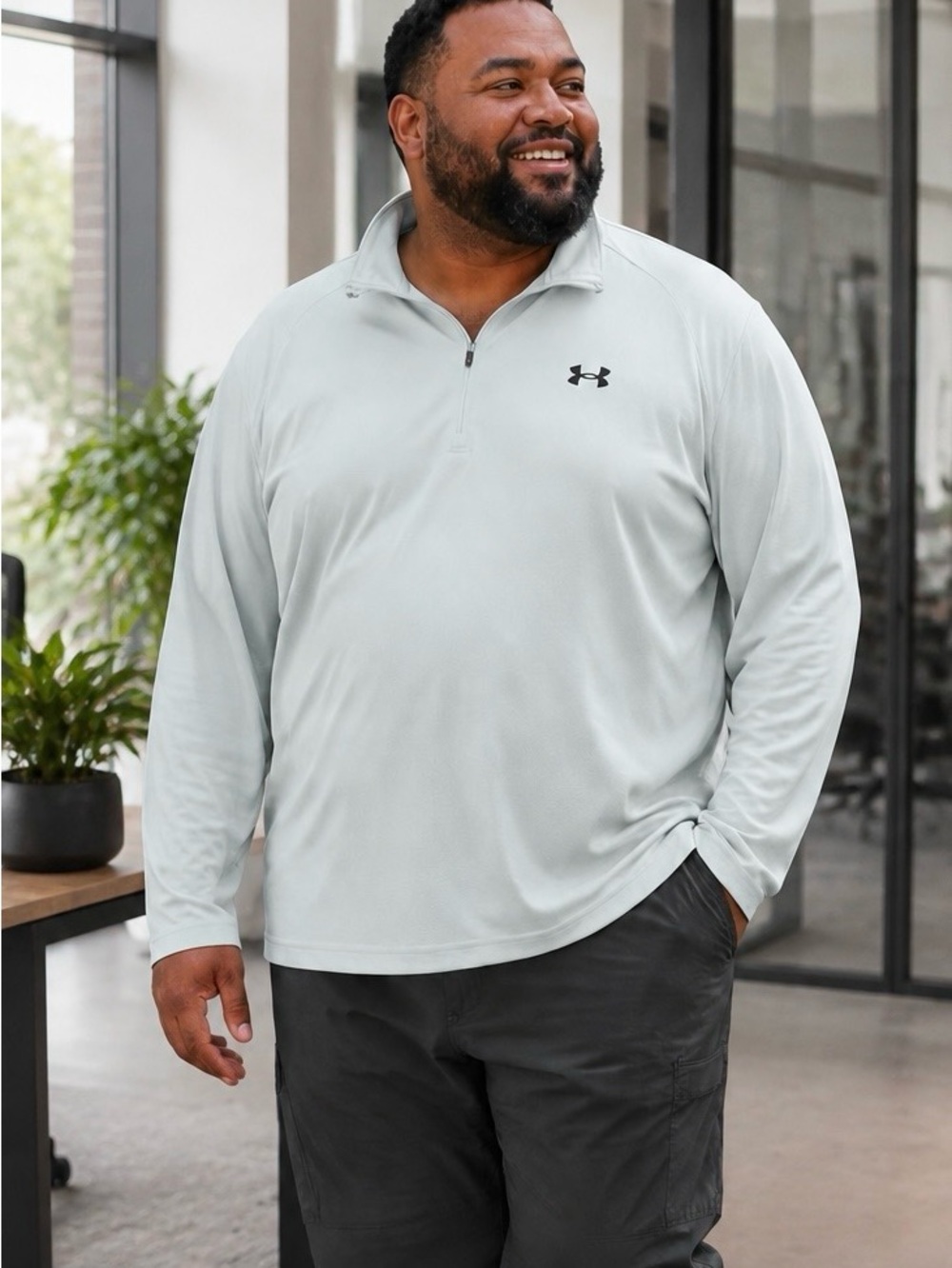 Under Armour Men’s Tech Tee Quarter-Zip Long Sleeve Pullover